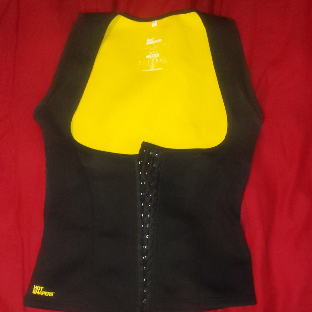 Women's Black and Yellow Swim Vest